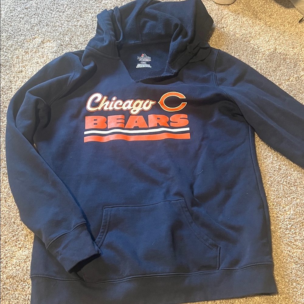 Majestic Chicago Bears Navy Sweatshirt